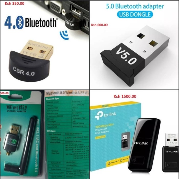New USB Bluetooth and WIFI dongles Hardware)